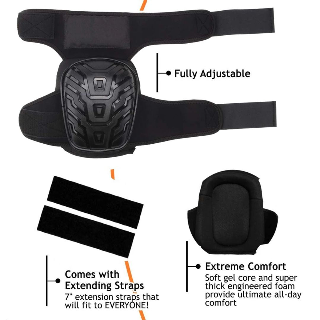 Durable Extra Support Knee Pads for Work and Play