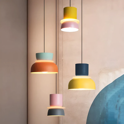 Bright Colourful Macaron Pendant Lamp