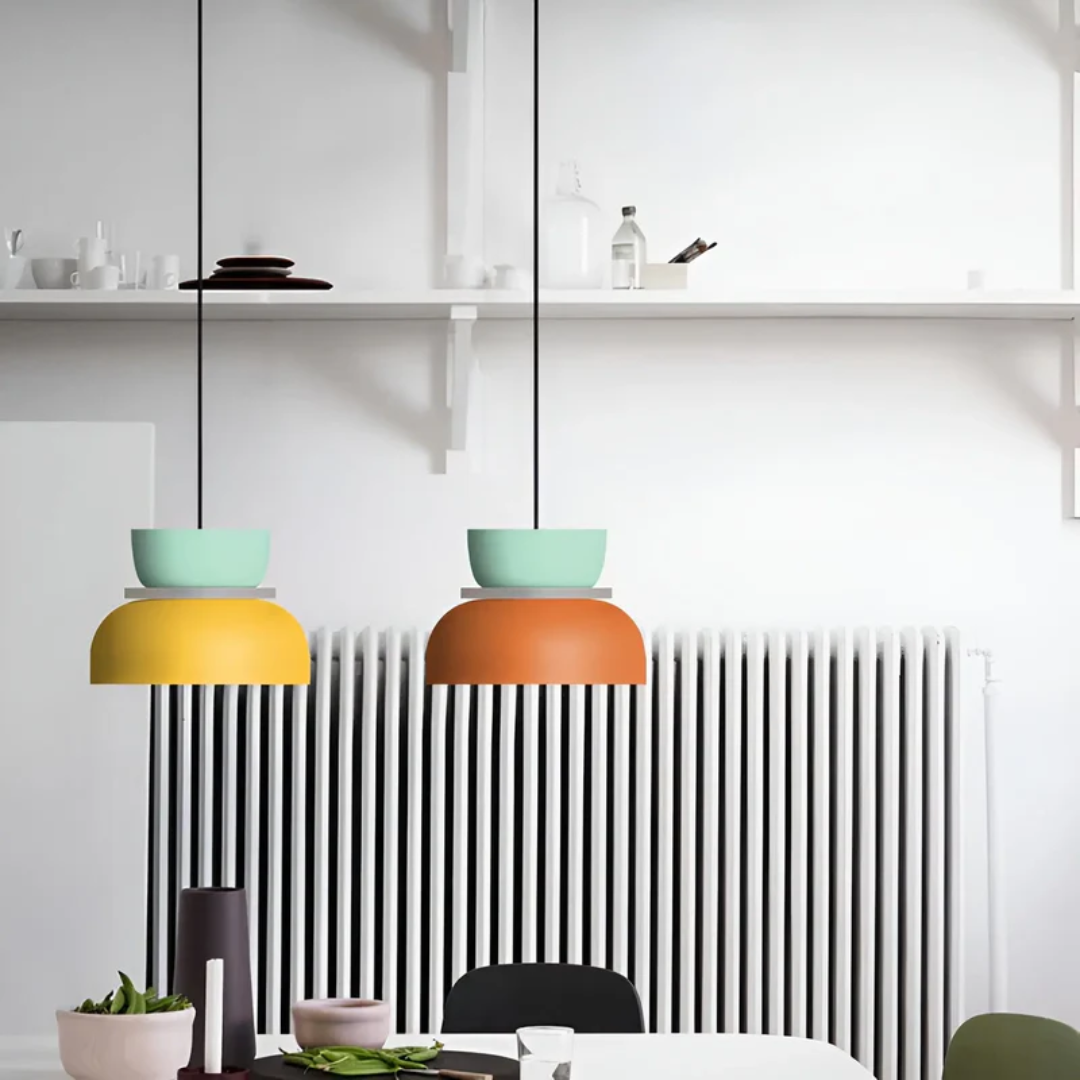 Bright Colourful Macaron Pendant Lamp