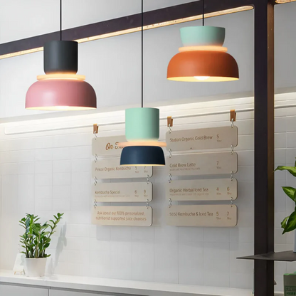 Bright Colourful Macaron Pendant Lamp