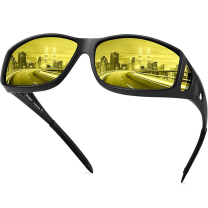 Polarized Night Driving Glasses - Anti Glare Safety Eyewear
