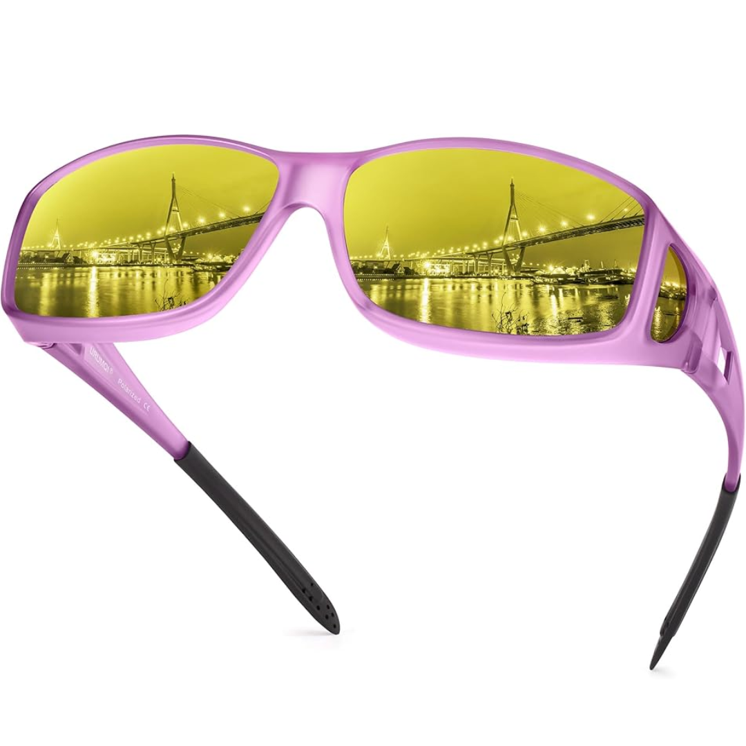 Polarized Night Driving Glasses - Anti Glare Safety Eyewear - Luxivelle
