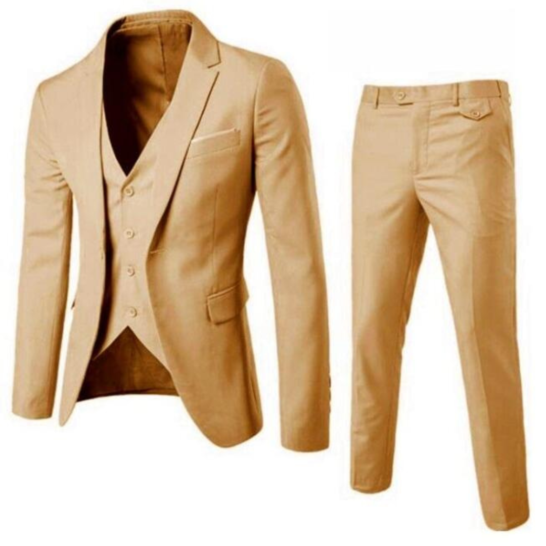 Variant image for Classic Elegance Suit Set | 3-Piece Ensemble-37