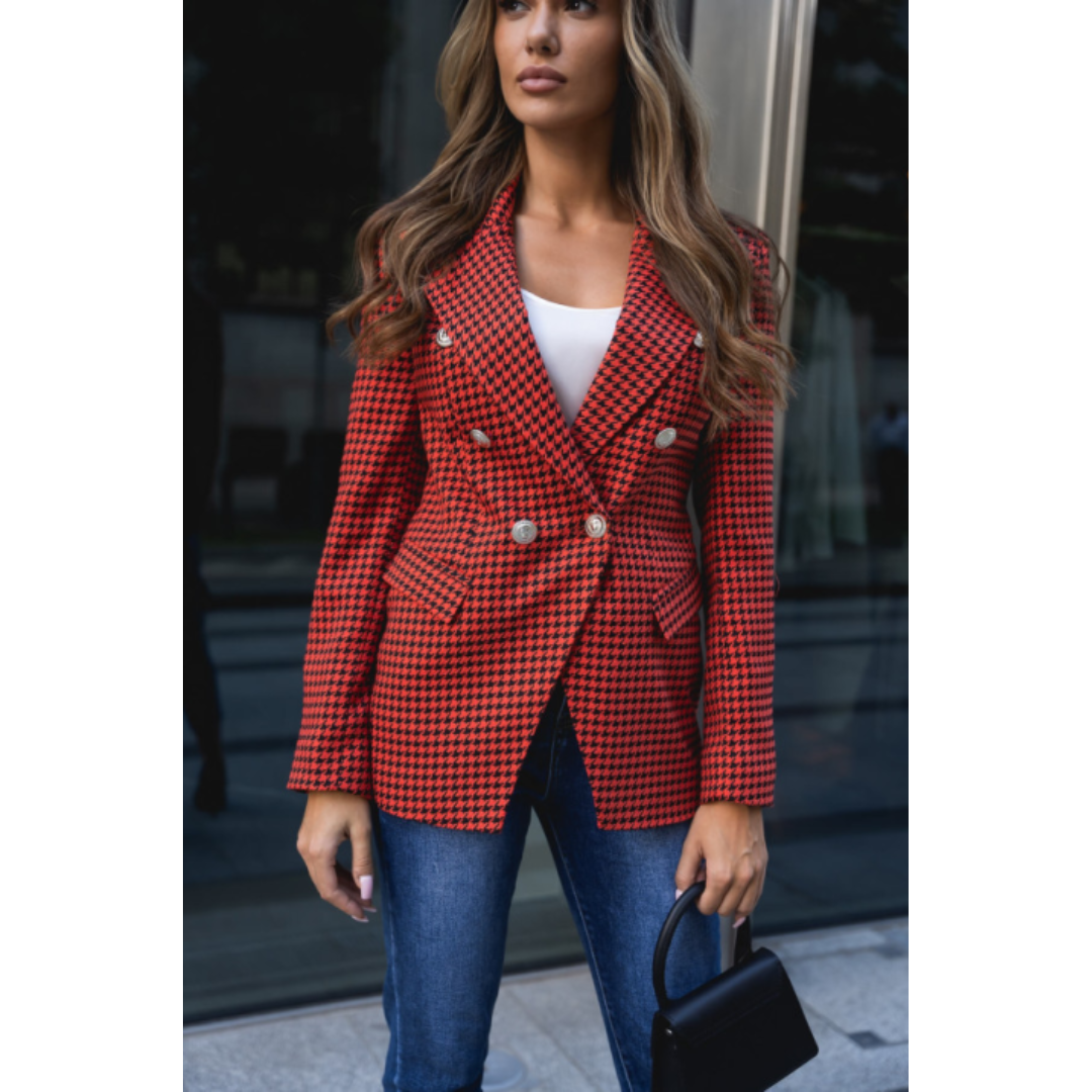 Plaid Jacket for Ladies