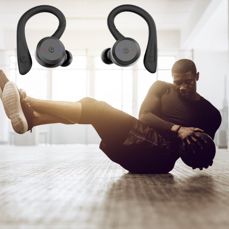 Waterproof Bluetooth Sport Earbuds Long Lasting Battery