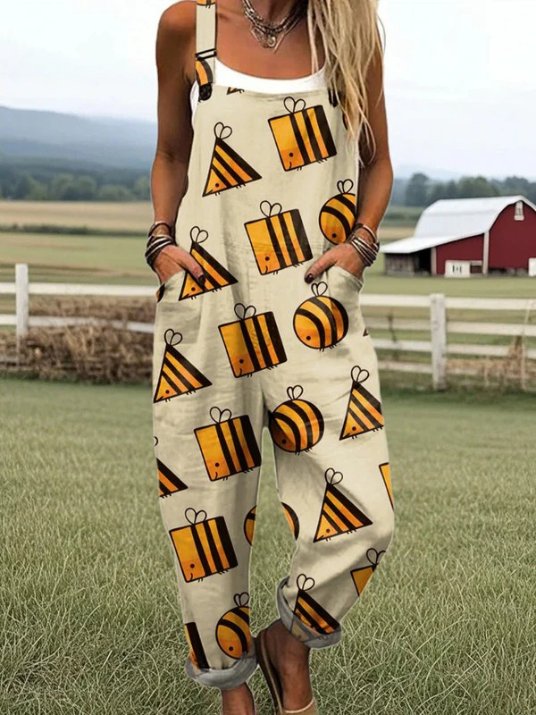 Yellow Floral Women Jumpsuit - Luxivelle