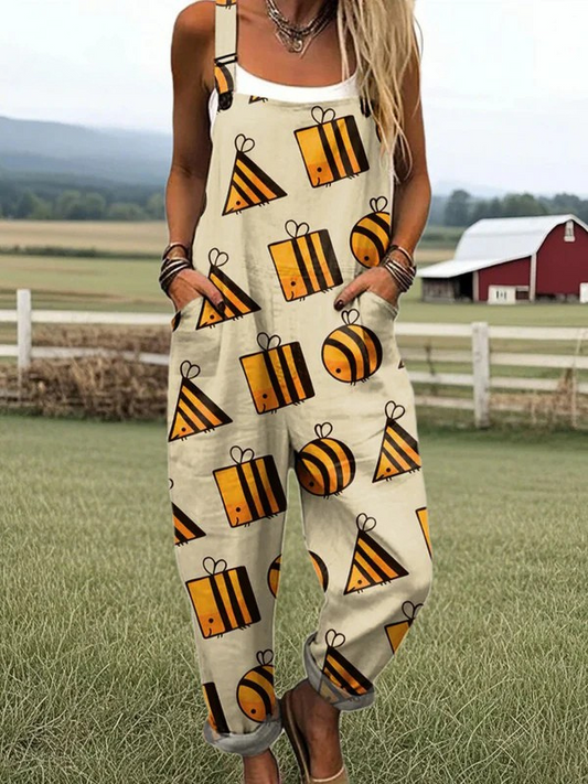 Yellow Floral Women Jumpsuit - Luxivelle