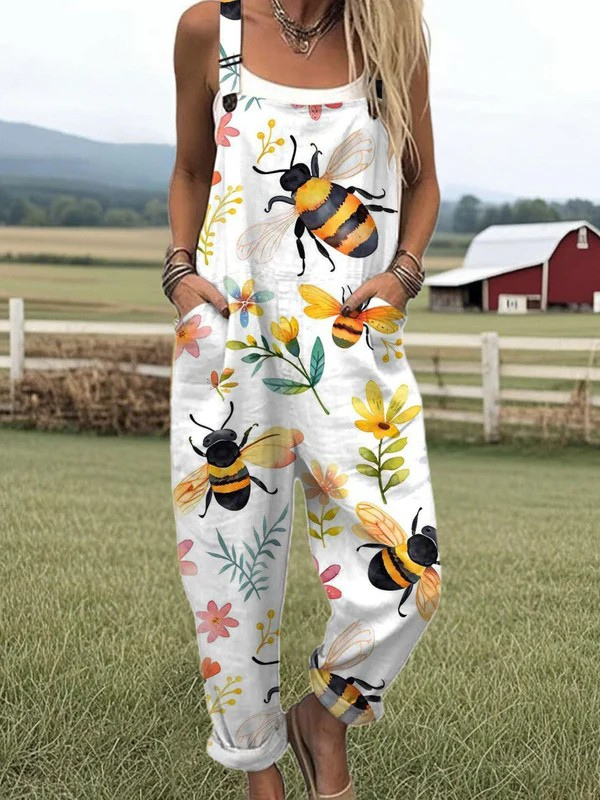 Floral Women's Summer Jumpsuit - Luxivelle
