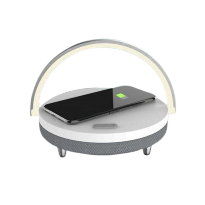 Versatile LED Desk Lamp with Bluetooth Speaker & Charger