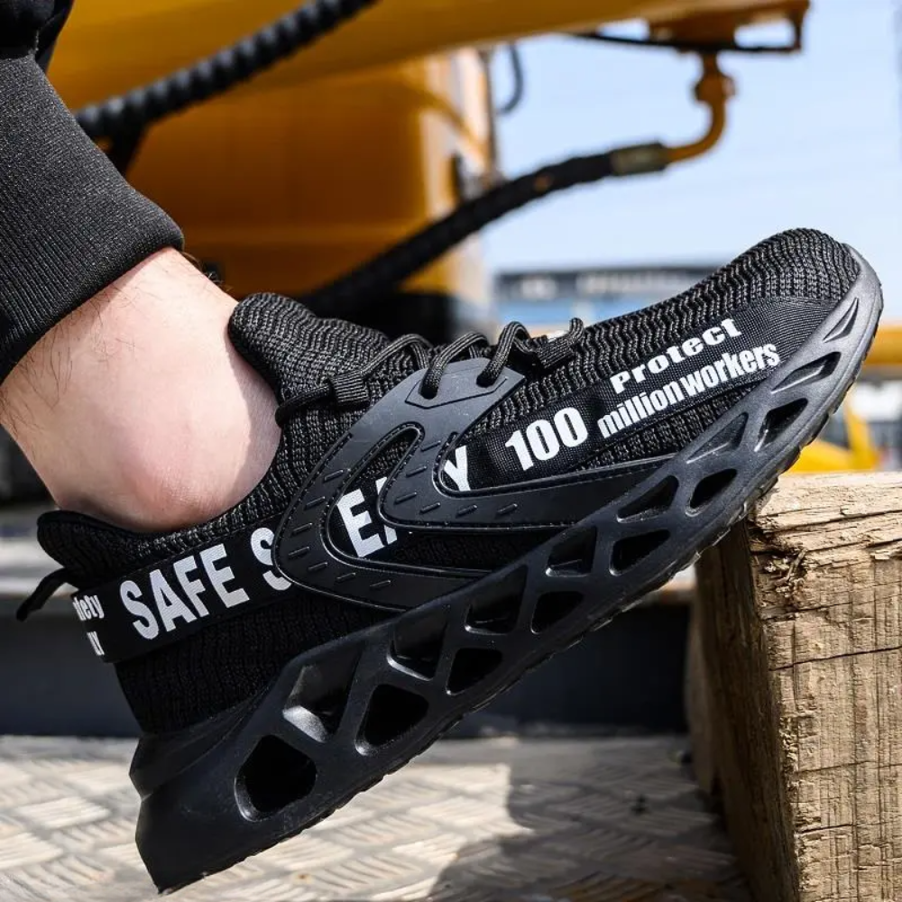 Lightweight Ventilated Safety Work Shoes - Luxivelle
