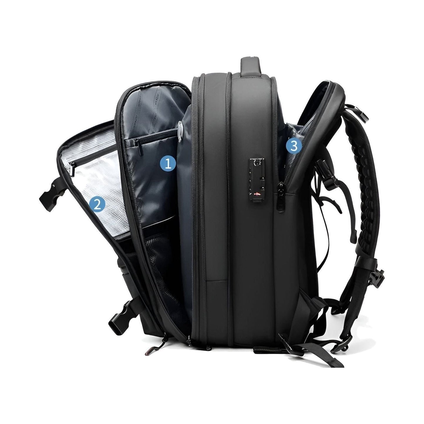 Spacious Water Resistant Travel Backpack