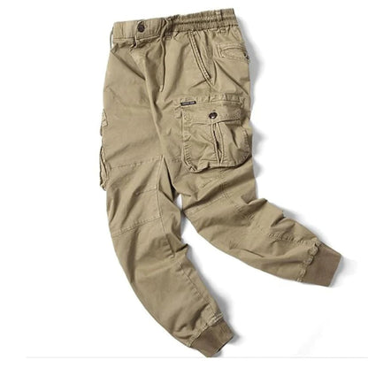Practical Mens Cargo Pants with Slim Fit and Extra Pockets
