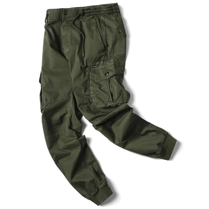 Practical Mens Cargo Pants with Slim Fit and Extra Pockets