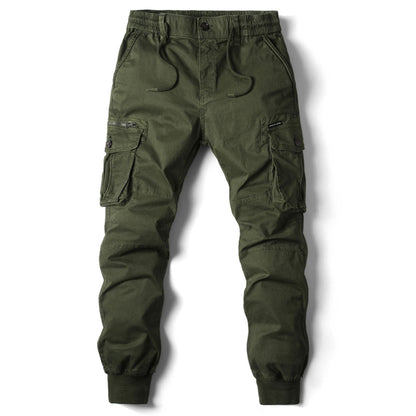 Practical Mens Cargo Pants with Slim Fit and Extra Pockets