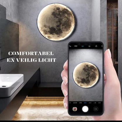 Bright Adjustable LED Moon Wall Lamp