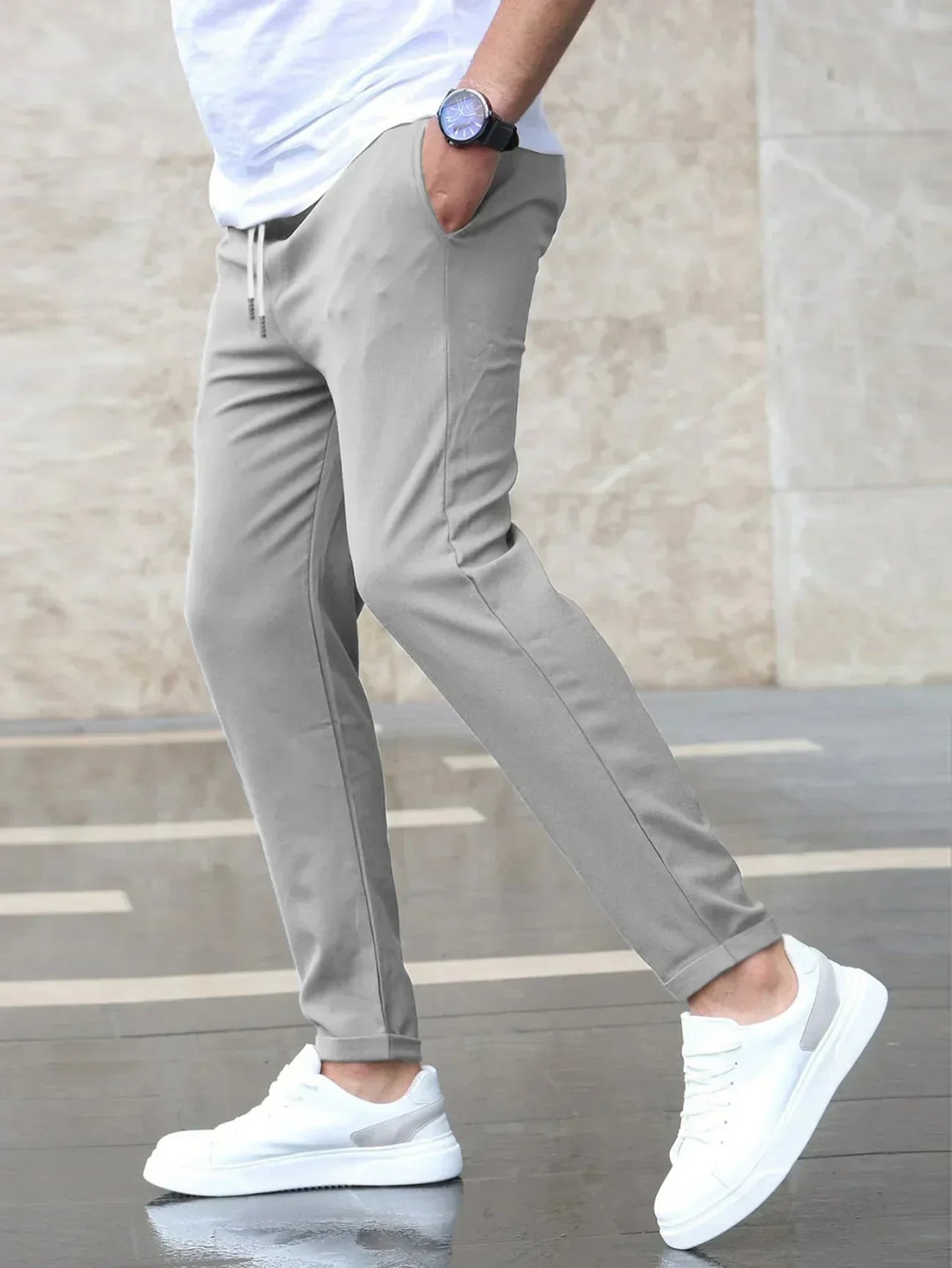 Stylish Stretch Pants for Men – High-Quality Comfort and Versatile Fit-2