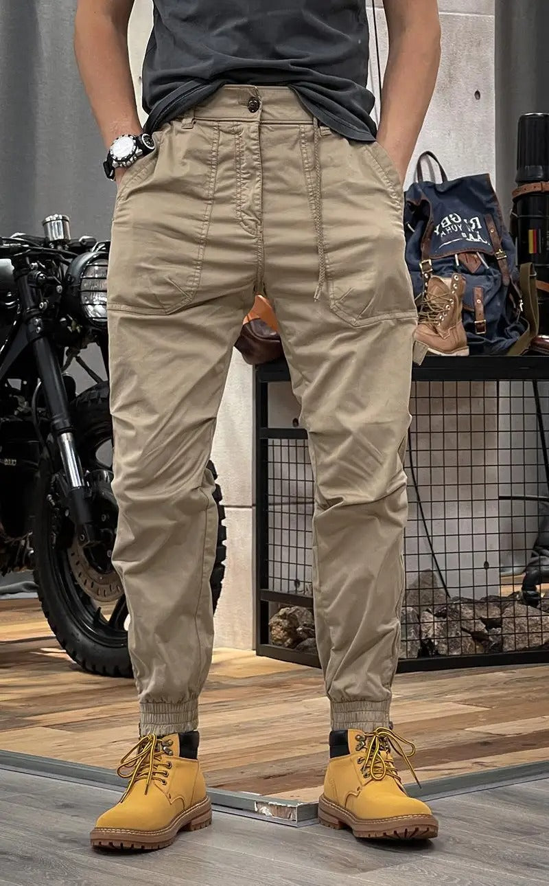 Men's Practical Pants with Multiple Pockets