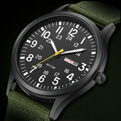 Tough Waterproof Mens Stainless Steel Sports Watch