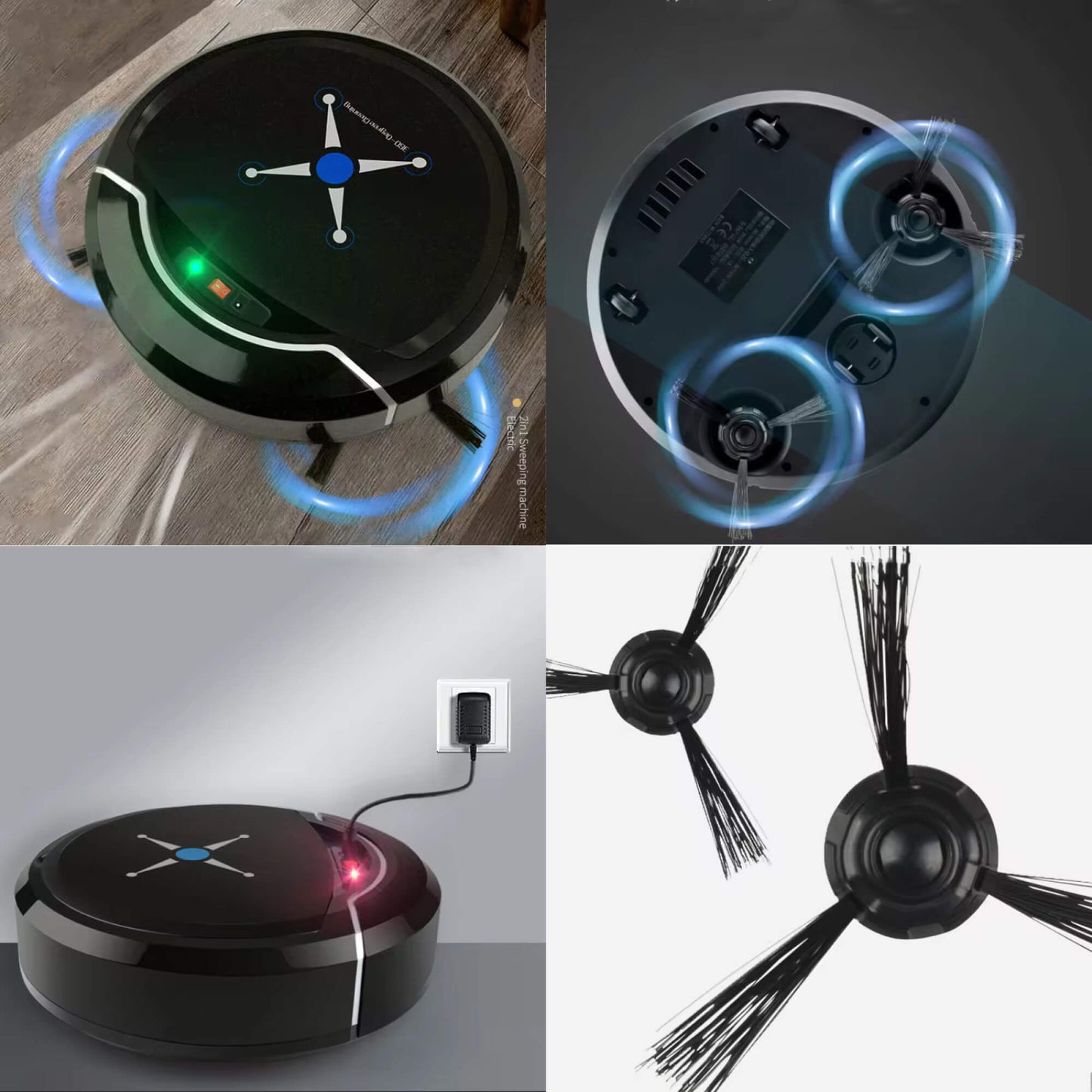 Ultra Quiet Automatic Robot Vacuum Mop Cleaner