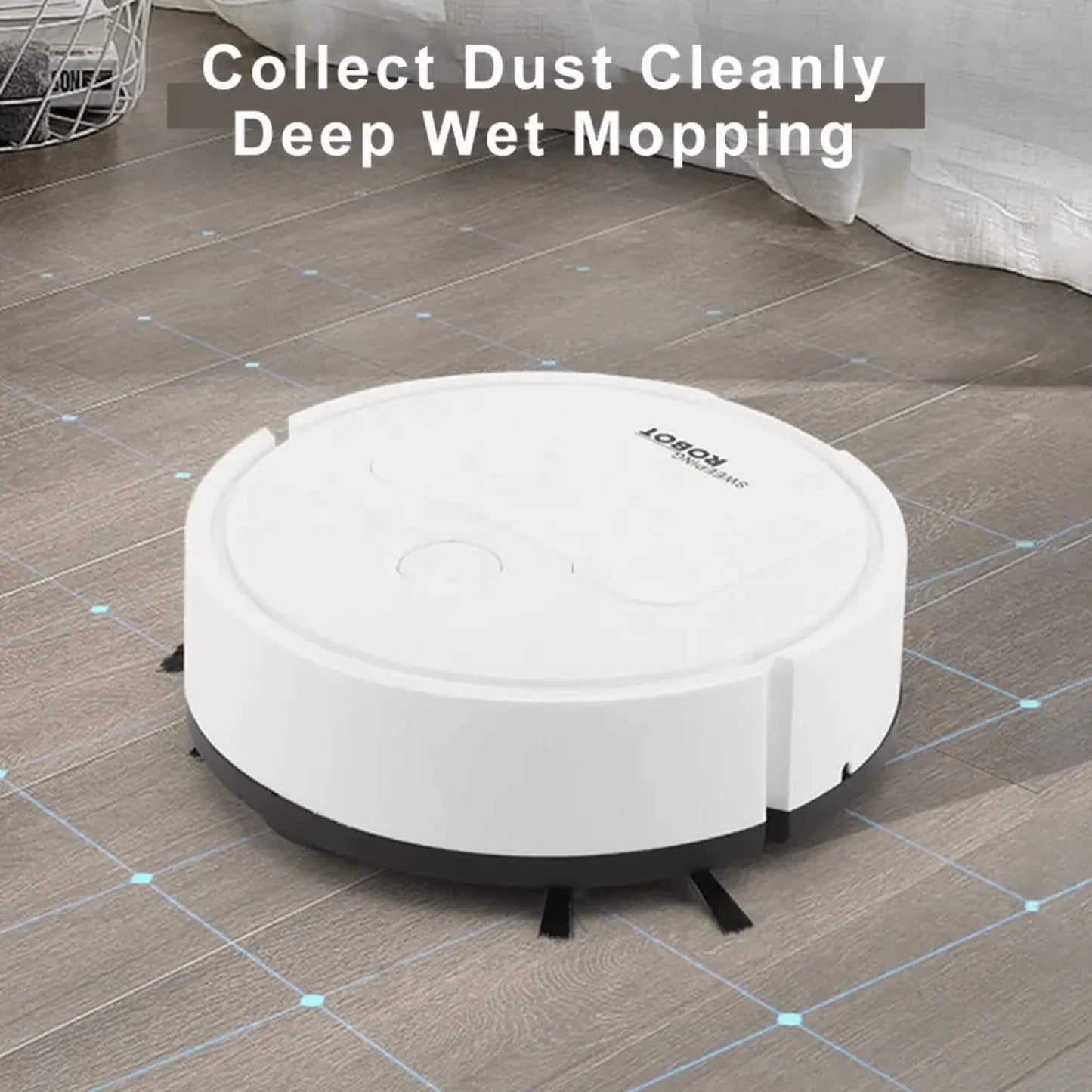Ultra Quiet Automatic Robot Vacuum Mop Cleaner