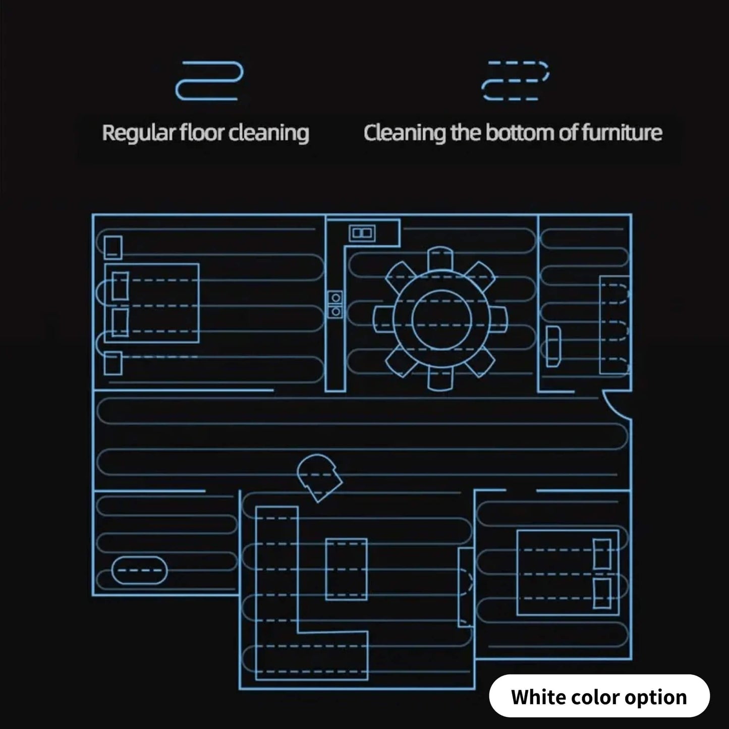 Ultra Quiet Automatic Robot Vacuum Mop Cleaner