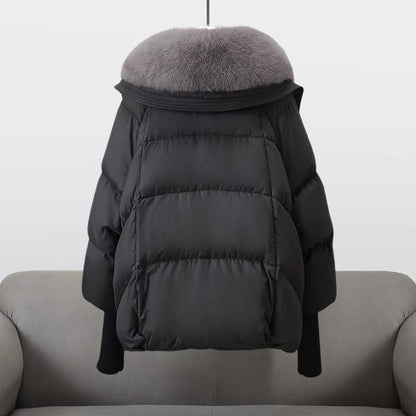 Warm Down Filled Long Coat for Women