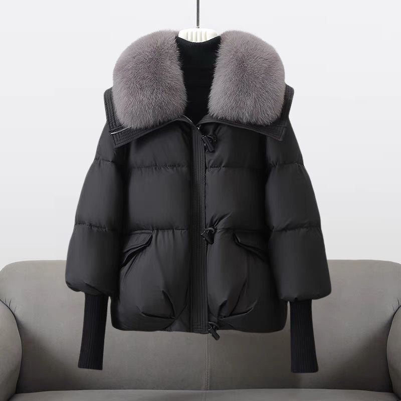 Warm Down Filled Long Coat for Women - Luxivelle