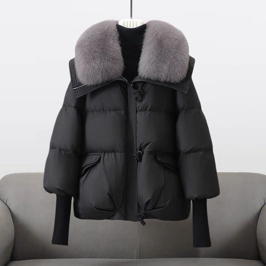 Warm Down Filled Long Coat for Women - Luxivelle