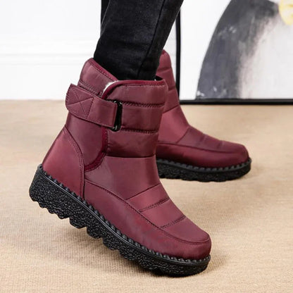 Insulated Waterproof Winter Snow Boots with Grip Sole