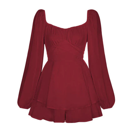 Vanessa | Ruffle Dream Long Sleeve Mini Dress