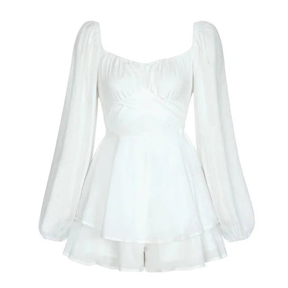 Vanessa | Ruffle Dream Long Sleeve Mini Dress