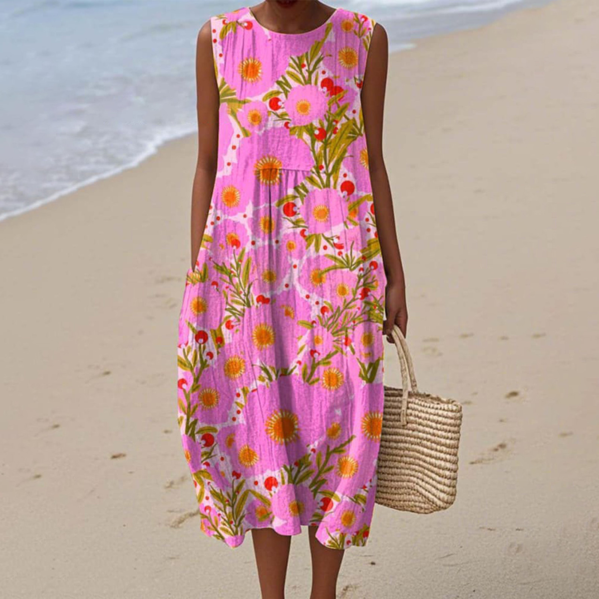 Colorful Garden Party Dress for Women