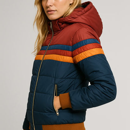 Colorful Classic Stripe Coat
