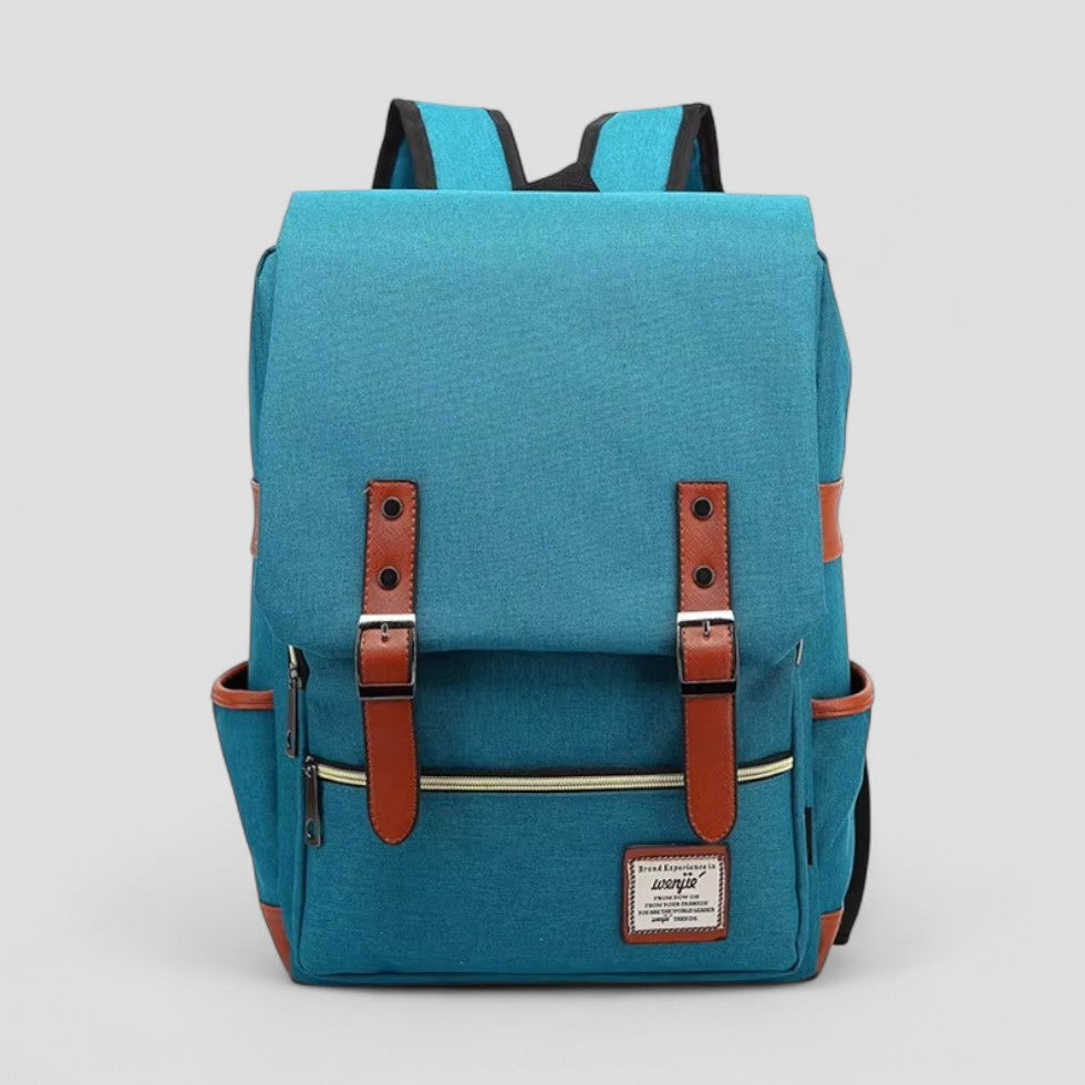 Vintage Canvas Laptop Backpack for School and Travel 4