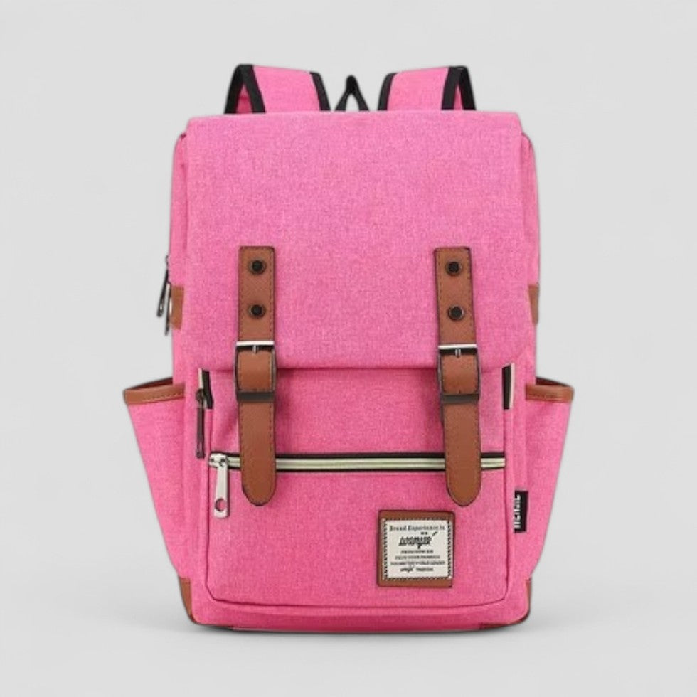 Vintage Canvas Laptop Backpack for School and Travel 5