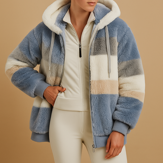 Classic Cozy Women's Knit Coat with Pockets - Luxivelle
