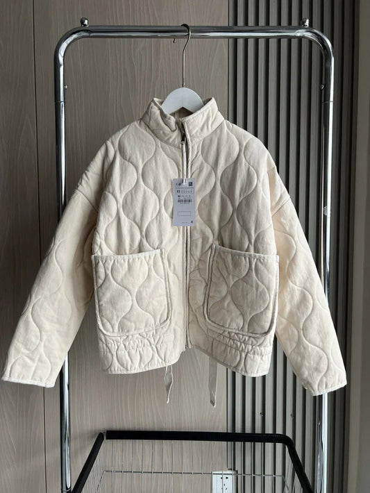 Warm Padded Women's Winter Parka Coat - Luxivelle
