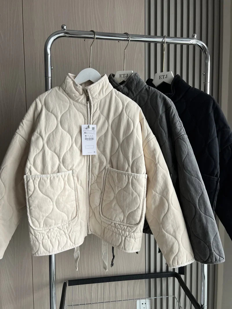 Warm Padded Women's Winter Parka Coat