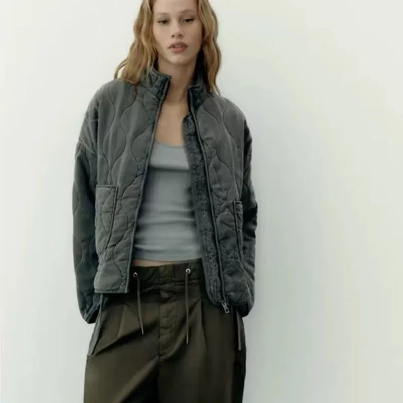 Warm Padded Women's Winter Parka Coat