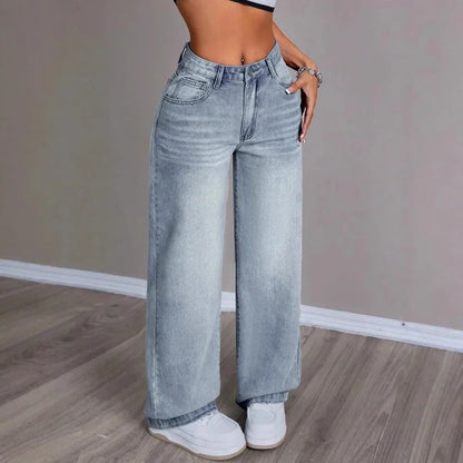 Stella | Vintage Vibe Wide Leg Mom Jeans