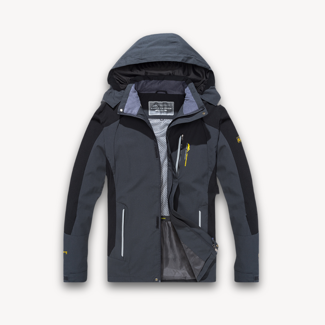 VogeLuxe | Men’s All-Weather Hooded Hiking Jacket 1