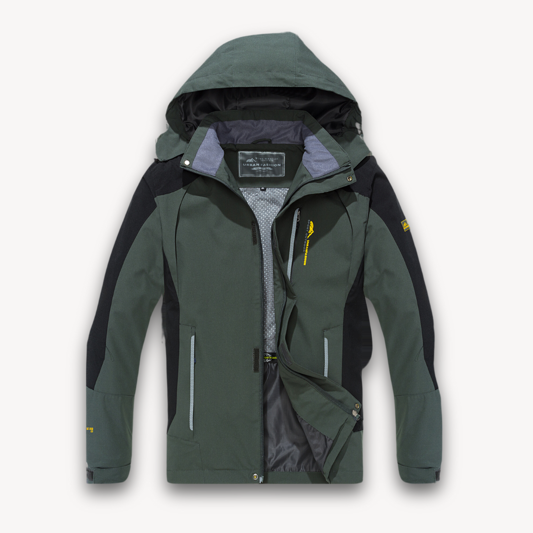 VogeLuxe | Men’s All-Weather Hooded Hiking Jacket 2