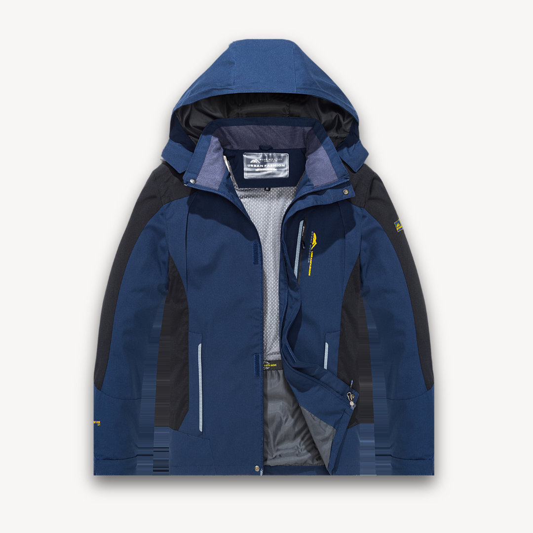 VogeLuxe | Men’s All-Weather Hooded Hiking Jacket 3