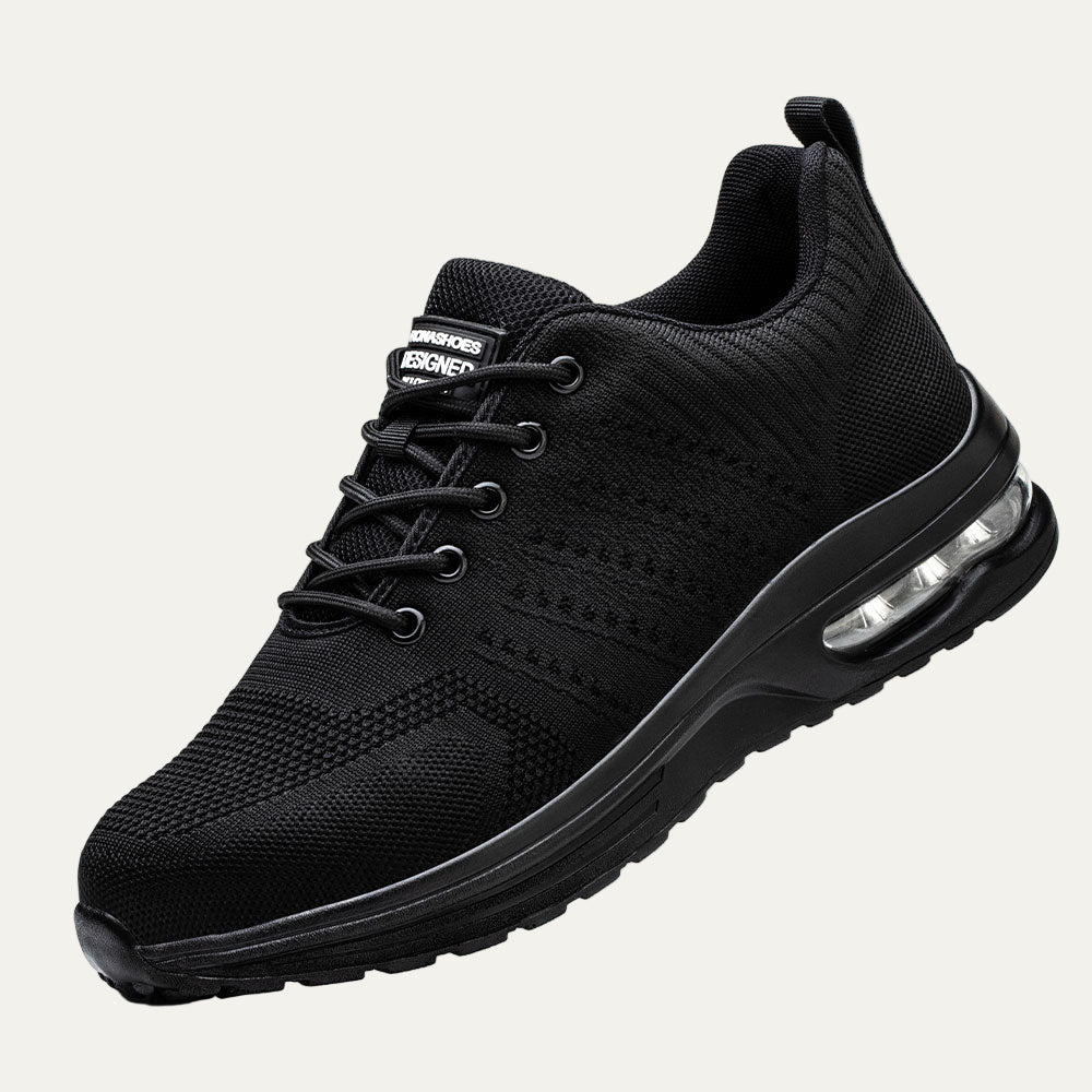 VogeLuxe | Men’s All Black Air Knit Running Shoe 0