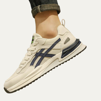 VogeLuxe | Men’s Athletic Perforated Knit Sneakers 1