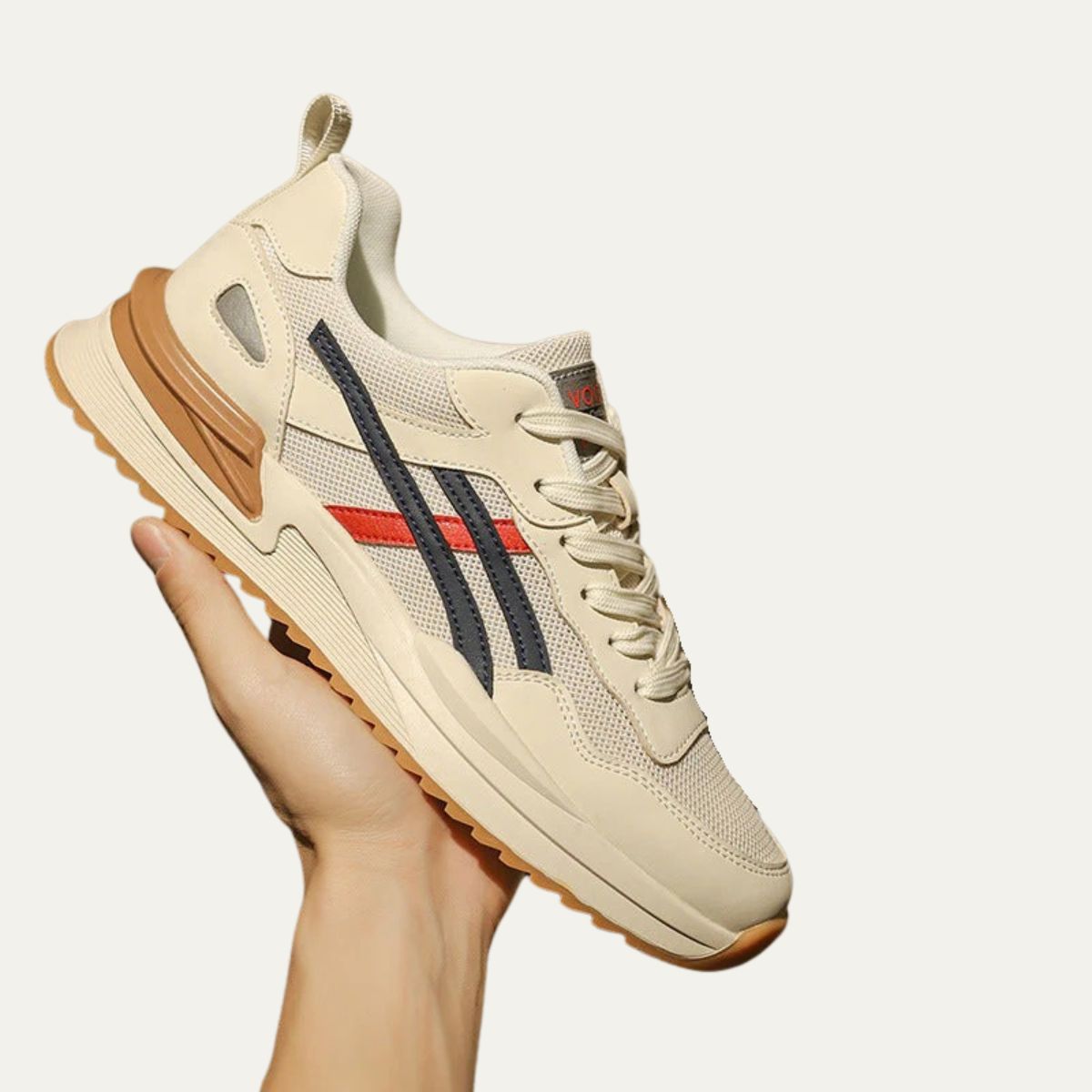 VogeLuxe | Men’s Athletic Perforated Knit Sneakers 6