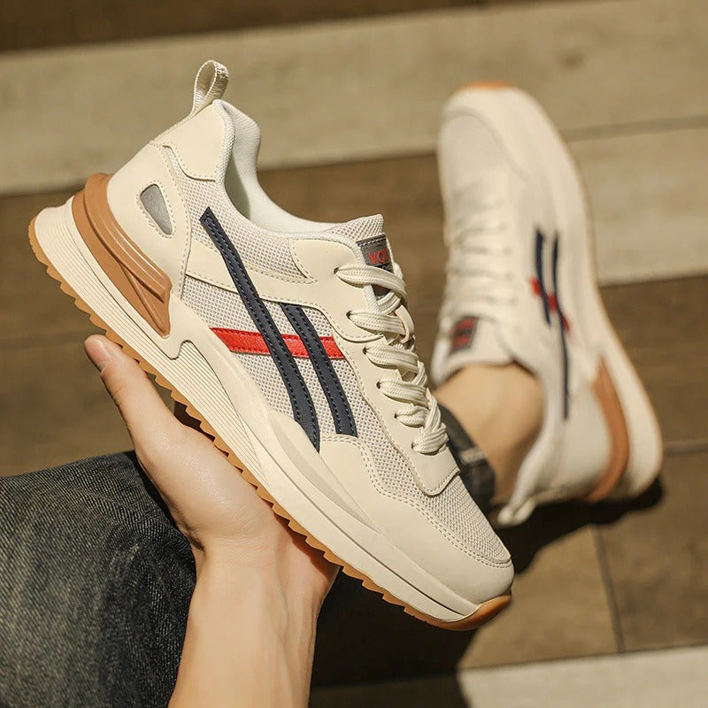 VogeLuxe | Men’s Athletic Perforated Knit Sneakers 7