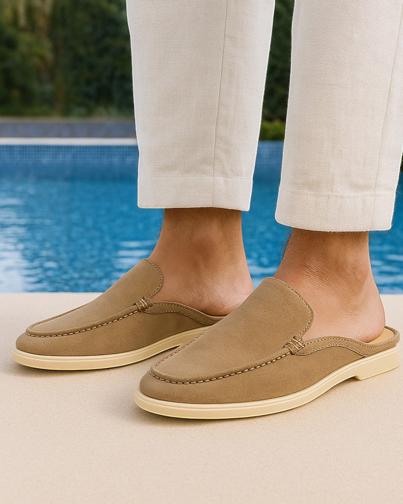 VogeLuxe | Men’s Backless Mule Loafers 1