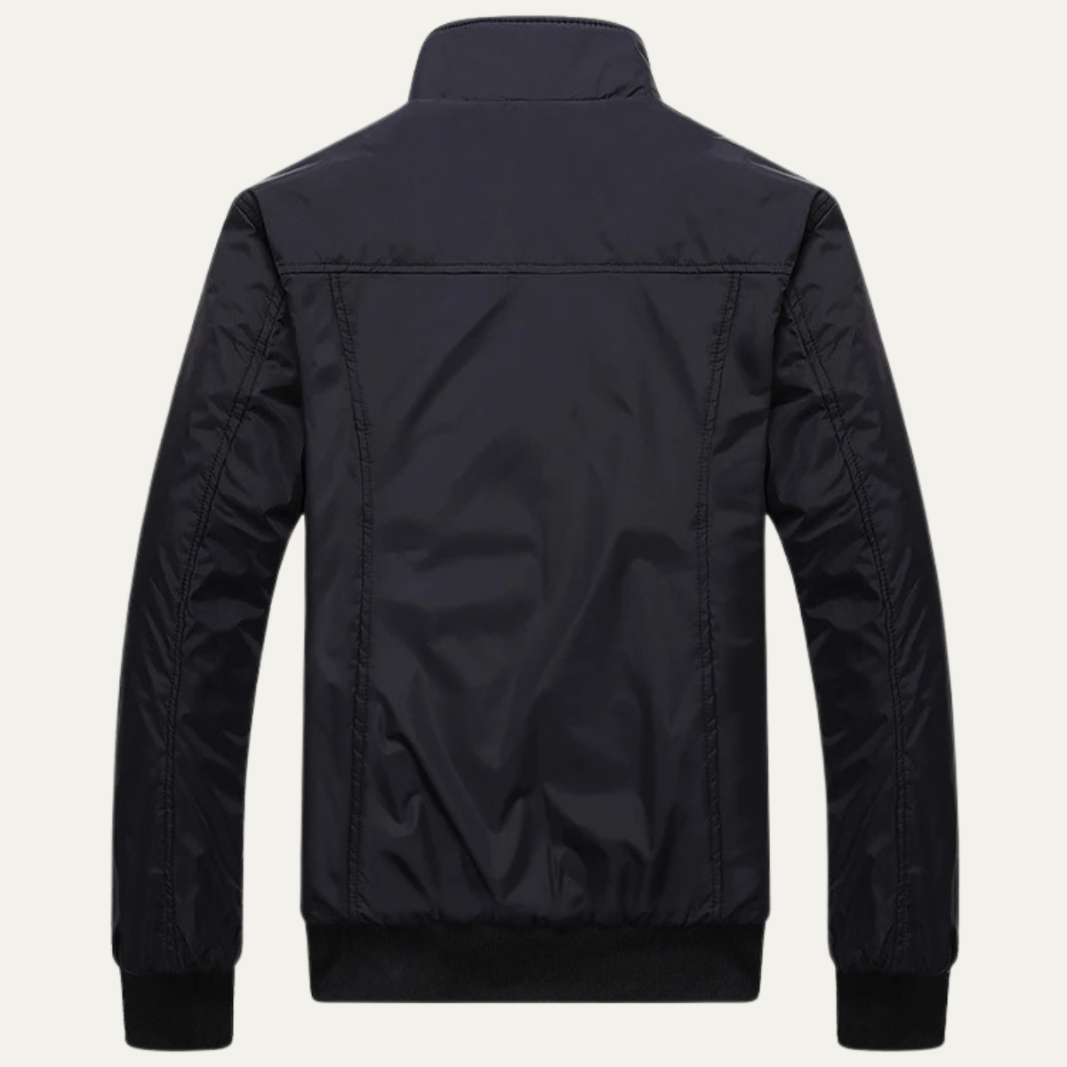 VogeLuxe | Men’s Bomber Jacket with Stand Collar 2