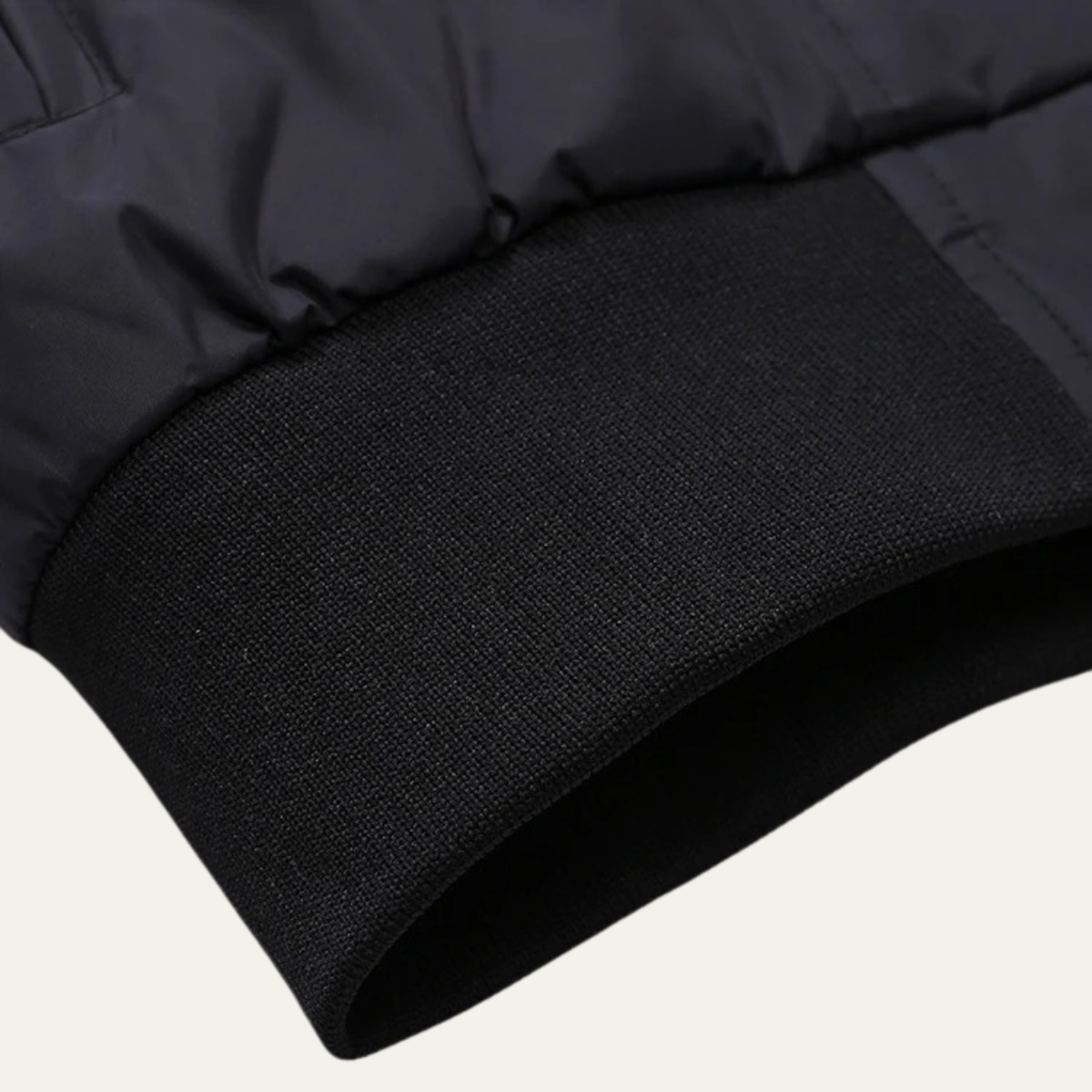 VogeLuxe | Men’s Bomber Jacket with Stand Collar 8